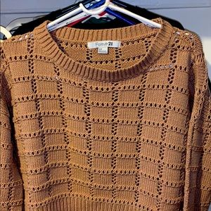 Cropped Knitted Sweater